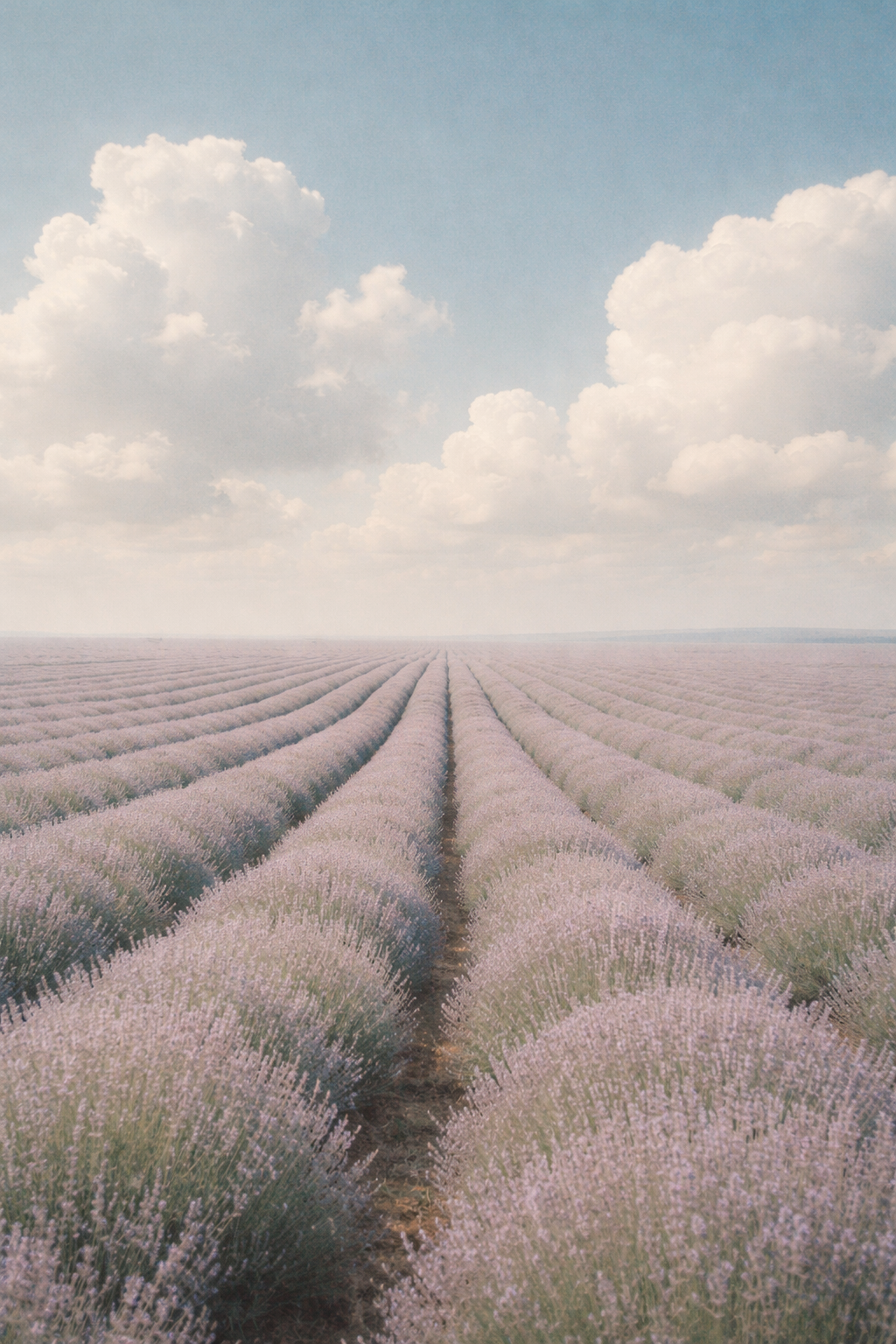 Lavender field background for Cece chat demo